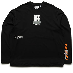 L/AB c/o Off-White Off Active Duct Tape L/S Tee - Black