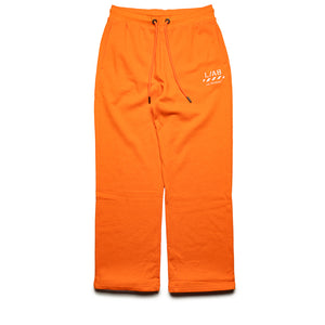 L/AB c/o Off-White Core Diagonal Relaxed Sweatpants - Orange Tiger