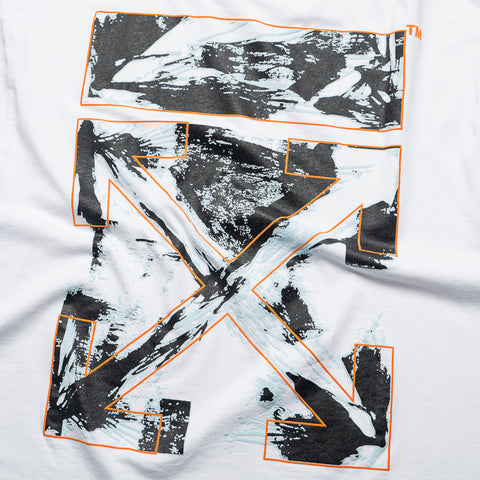 Off-White Rubbed Paint Arrows Skate Tee - White