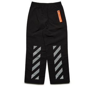L/AB c/o Off-White Reflective Diagonal Pants - Black