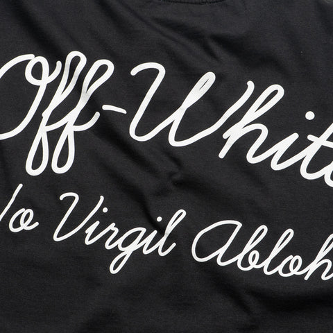 Off-White Script Skate Tee - Black/White