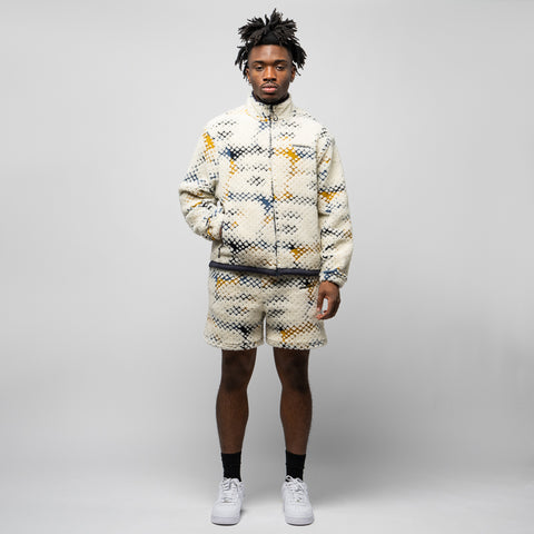 Awake NY Printed A Fleece Jacket - Multi