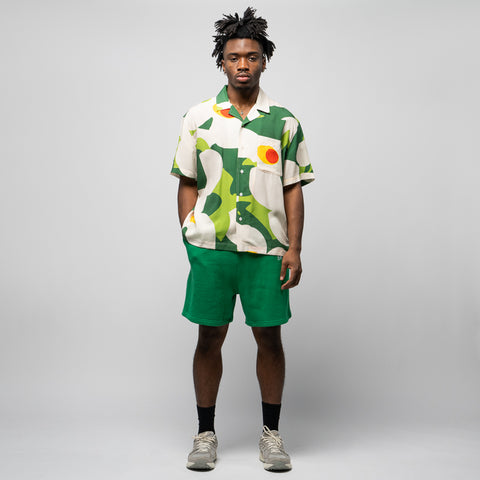 Awake NY Floral Camp Shirt - Green/Multi