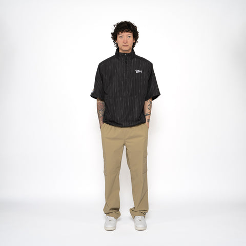 Malbon Golf x Politics Nylon Windshirt - Black