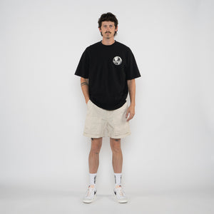 Politics Busy Being Nice Worldwide Tee - Black