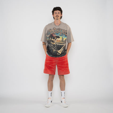 Godspeed New York Courtside Shorts - Red Tie-Dye