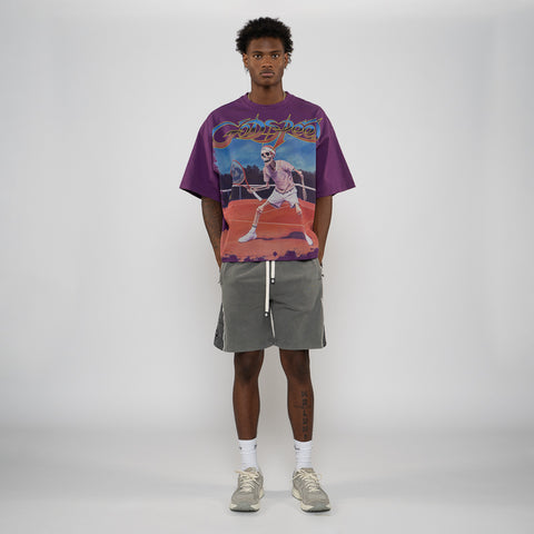 Godspeed New York Top Spin Tee - Purple Wash