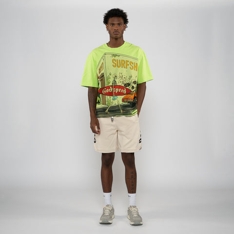 Godspeed New York GS Surf Shop Tee - Lime