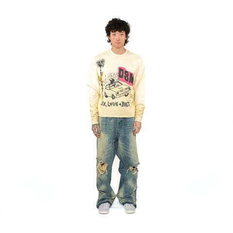 Diet Starts Monday SL&D Sweatshirt - Antique White