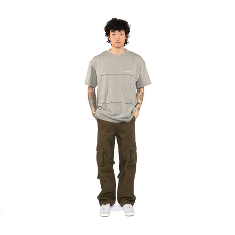Flaneur Cut & Sew Tee - Concrete Grey