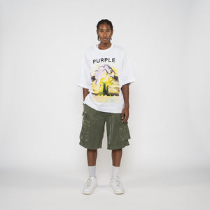 Purple Brand Force Majeure Tee - White