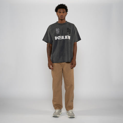 Ksubi Rugged Ekcess Tee - Blasted Black