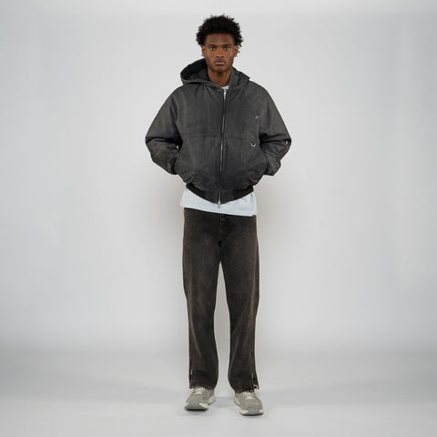 Represent Hooded Bomber - Washed Black