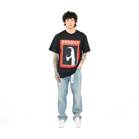 Purple Brand Cover Tee - Black