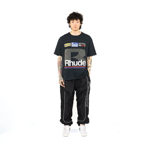 Rhude Petrol Patch Tee - Vintage Black