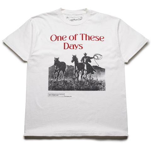One Of These Days Across The Plains Tee - Bone