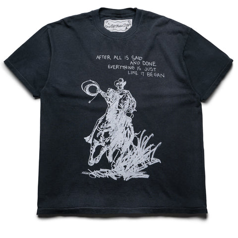 One Of These Days After All Is Said Tee - Sun Faded Black