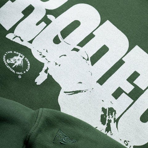 One Of These Days Go Rodeo Hoodie - Forest Green