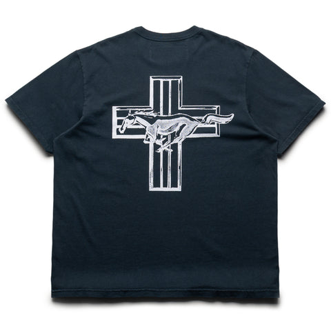 One Of These Days Mustang Cross Tee - Hard Washed Black