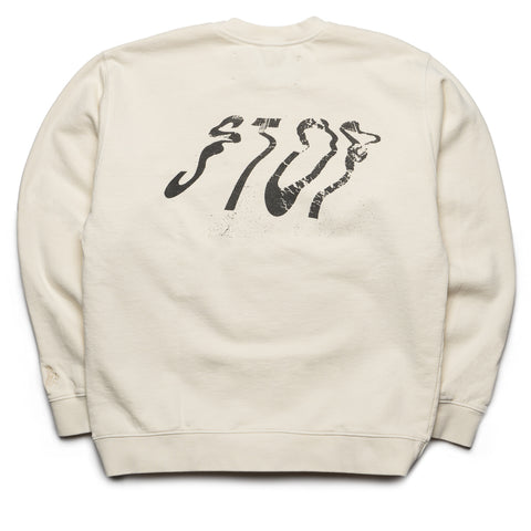 One Of These Days Stop Crewneck - Bone