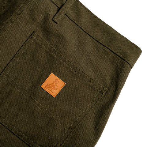 One Of These Days Double Knee Work Pant - Olive