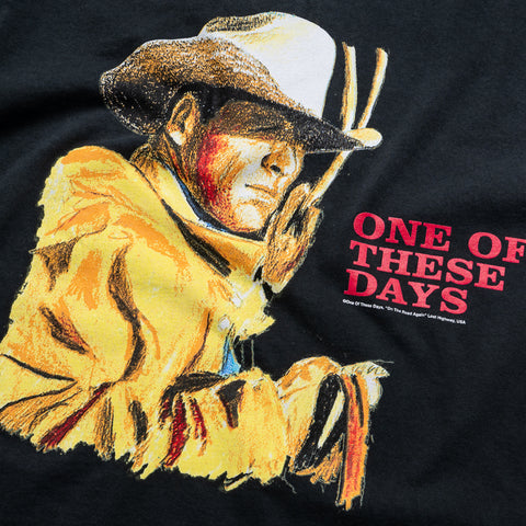 One Of These Days Tomorrow Never Knows Tee - Sun Faded Black