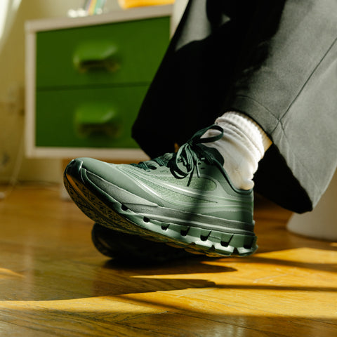 Women's On Cloudflow 5 AD IKON - Obsidian/Evergreen