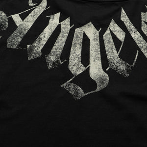 Palm Angels Big Neck Logo Loose Tee - Black