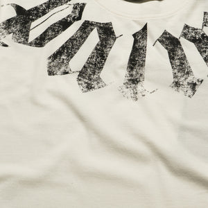 Palm Angels Big Neck Logo Loose Tee - Off White