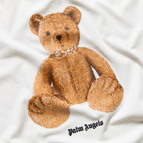 Palm Angels Bear Tee - Off White/Brown