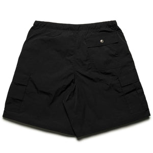 Palm Angels Palm Type Loose Cargo Shorts - Black