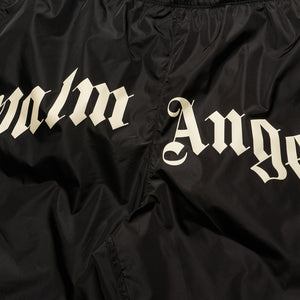 Palm Angels Curved Logo Classic Swimshort - Black