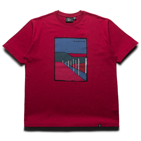 Parra Beach Parking Tee - Raspberry