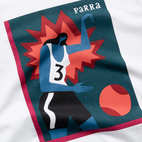 Parra Basketball Tee - White