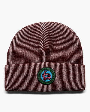 Parra Forgotten Hobbies Beanie - Dark Red