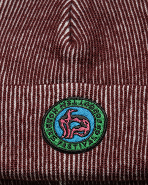 Parra Forgotten Hobbies Beanie - Dark Red