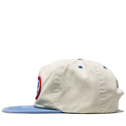 Parra Gas Station 5 Panel Hat - Off White