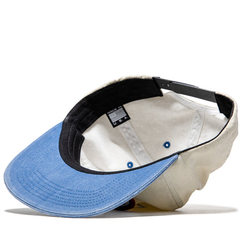 Parra Gas Station 5 Panel Hat - Off White