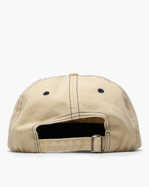 Parra Lowercase Script Logo 6 Panel - Natural