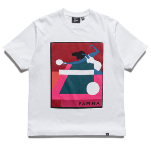 Parra Ping Ponged Tee - White