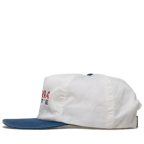 Parra Sporte 5 Panel Hat - White/Blue