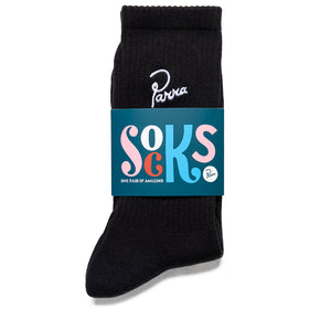 Parra Signature Crew Socks - Black