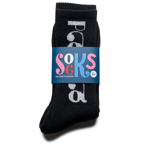 Parra Tokyo Logo Crew Socks - Black