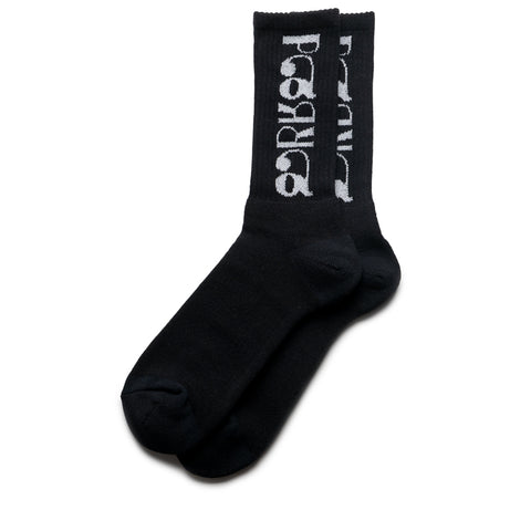 Parra Tokyo Logo Crew Socks - Black
