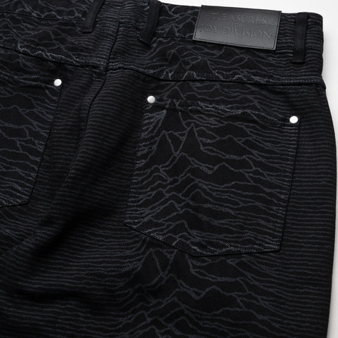 Pleasures Dawns Faded Denim - Black