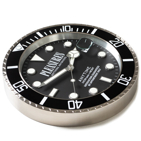 Pleasures Anytime Clock - Black