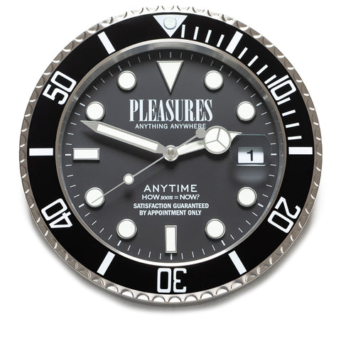 Pleasures Anytime Clock - Black