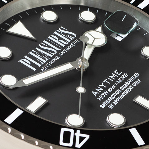 Pleasures Anytime Clock - Black