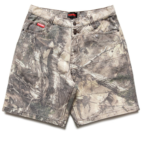 Pleasures Hunt Canvas Jorts - Sand Camo