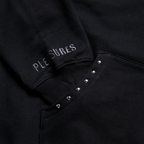 Pleasures Lucky Studded Hoodie - Black